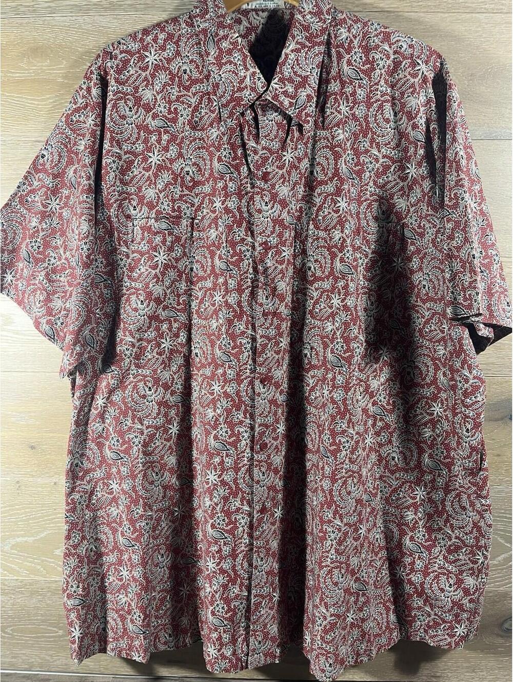 Mirota Batik & Handicraft Surabaya Button Shirt Print Shirt 3XL